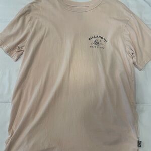 Billabong Men's Light Pink Tee